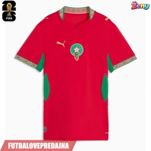 Lacne Ženy Futbalové dres Maroko MS 2026 Krátky Rukáv - Domáci